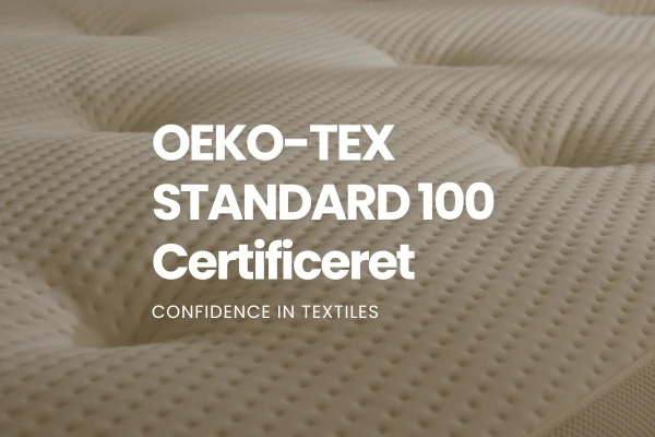 OEKO-TEX certificeret topmadras