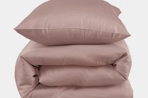 Bambus sengetøj gammel rosa 140x200